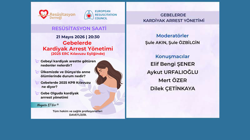 gebelerde kardiyak arrest yonetimi